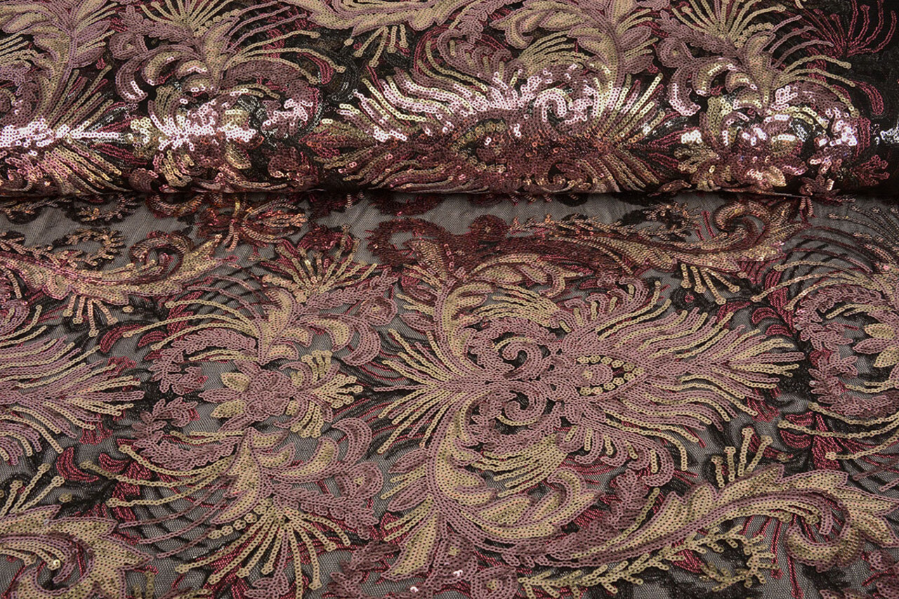Sequins on Mesh Ximena Multi 2