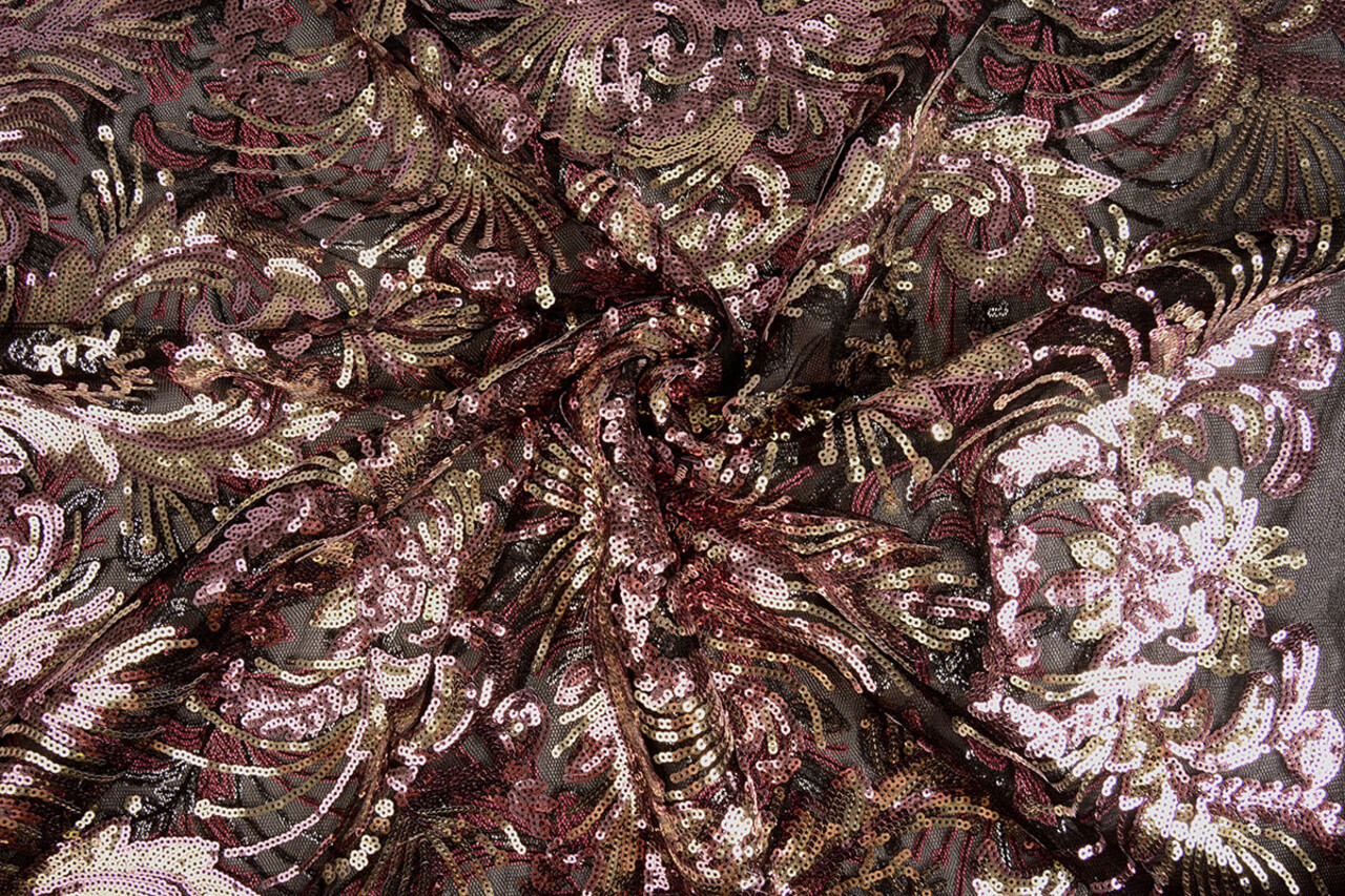 Sequins on Mesh Ximena Multi 2