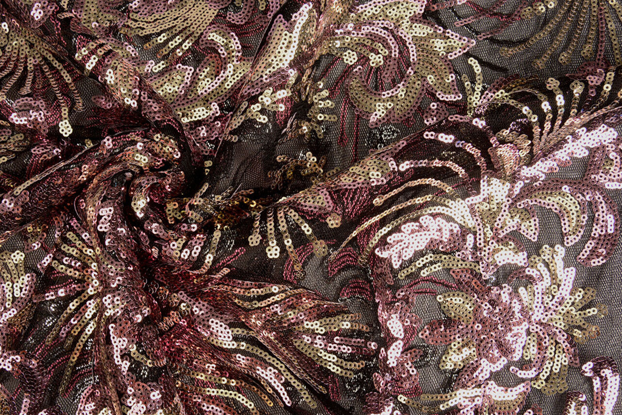 Sequins on Mesh Ximena Multi 2