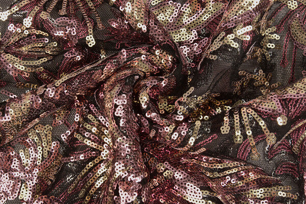 Lentejuelas sobre Malla Ximena Multi 2
