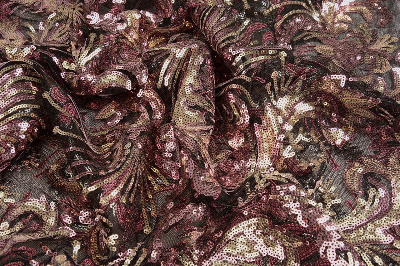 Sequins on Mesh Ximena Multi 2