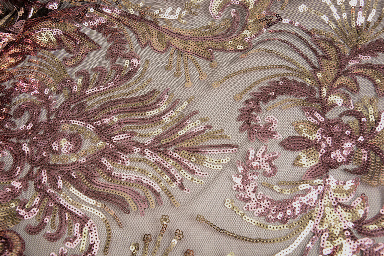 Sequins on Mesh Ximena Multi 2