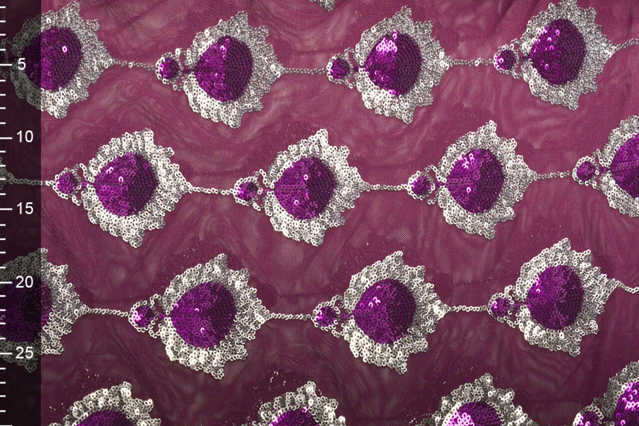 Sequins on Mesh Ziva