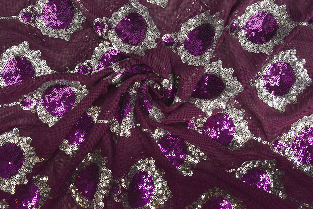 Sequins on Mesh Ziva