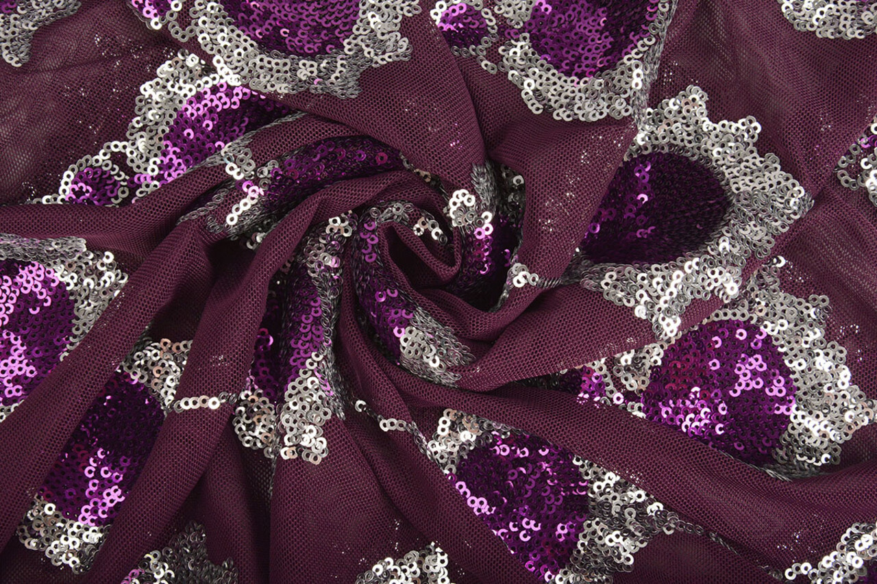 Sequins on Mesh Ziva