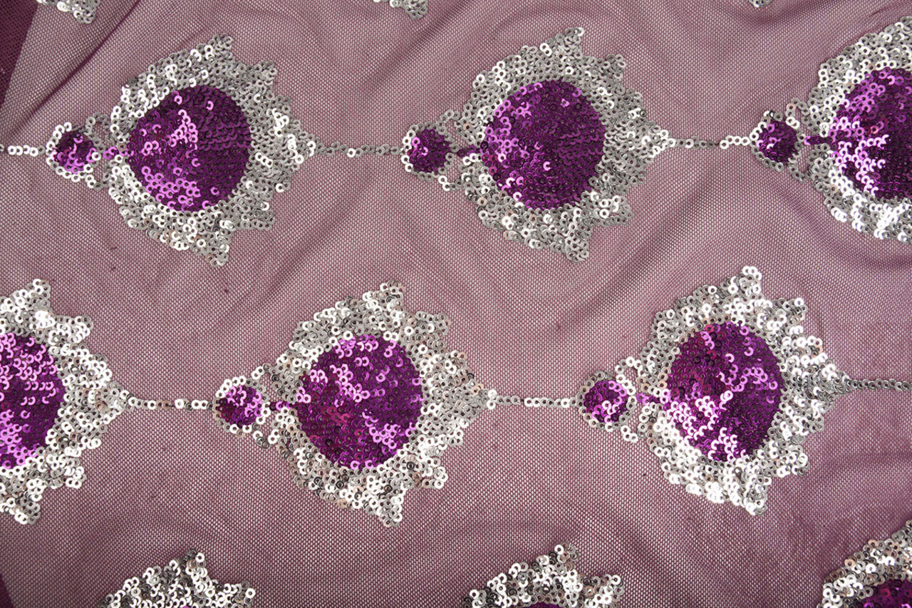 Sequins on Mesh Ziva