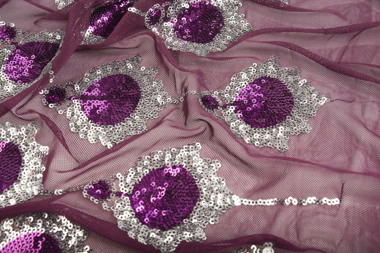 Sequins on Mesh Ziva