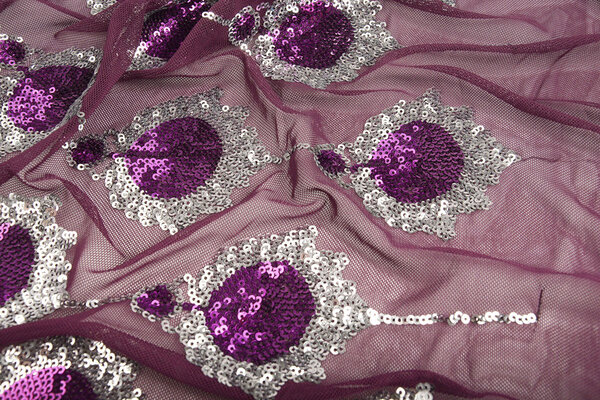 Sequins on Mesh Ziva