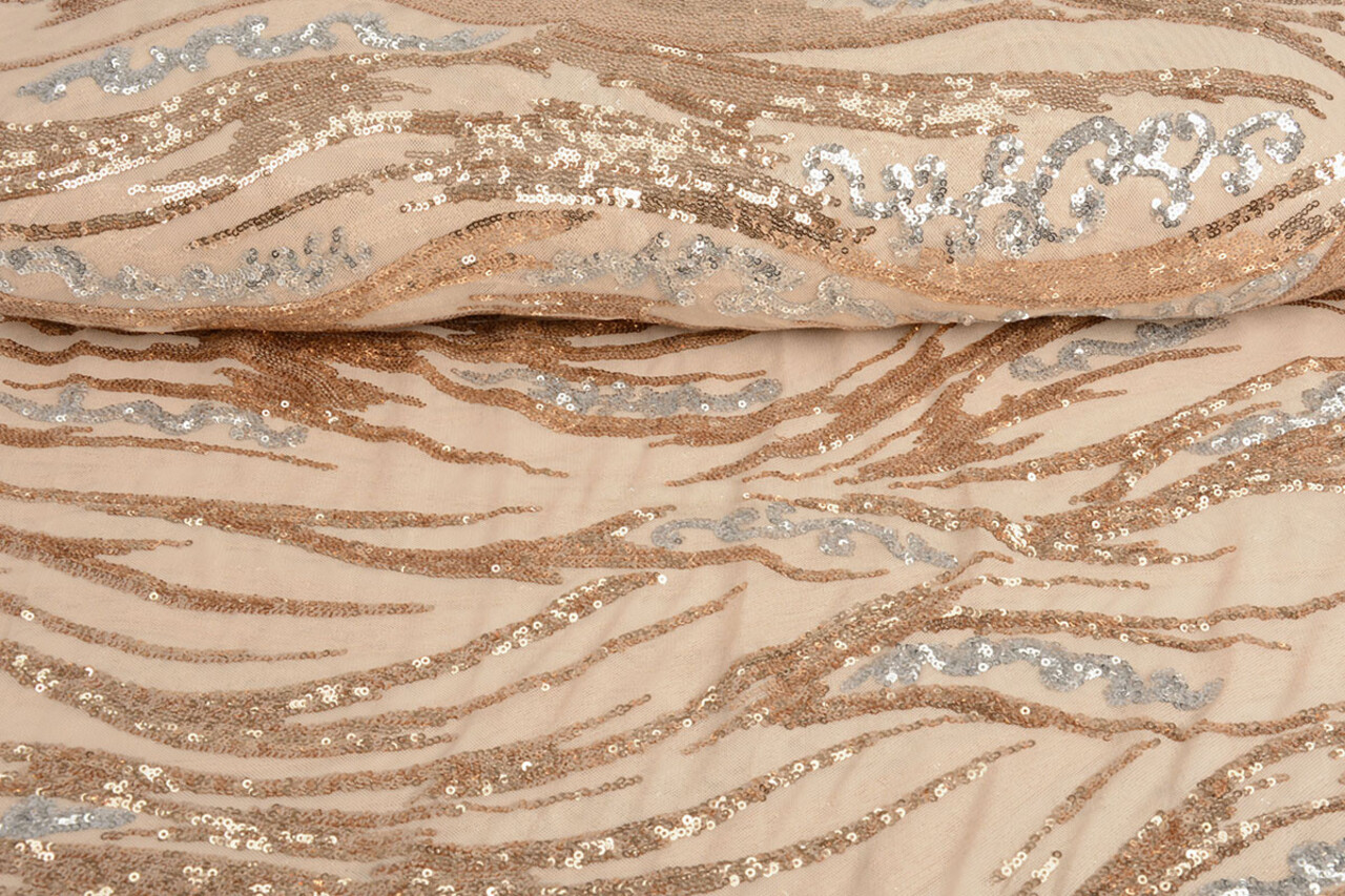 Sequins on Mesh Lorianne