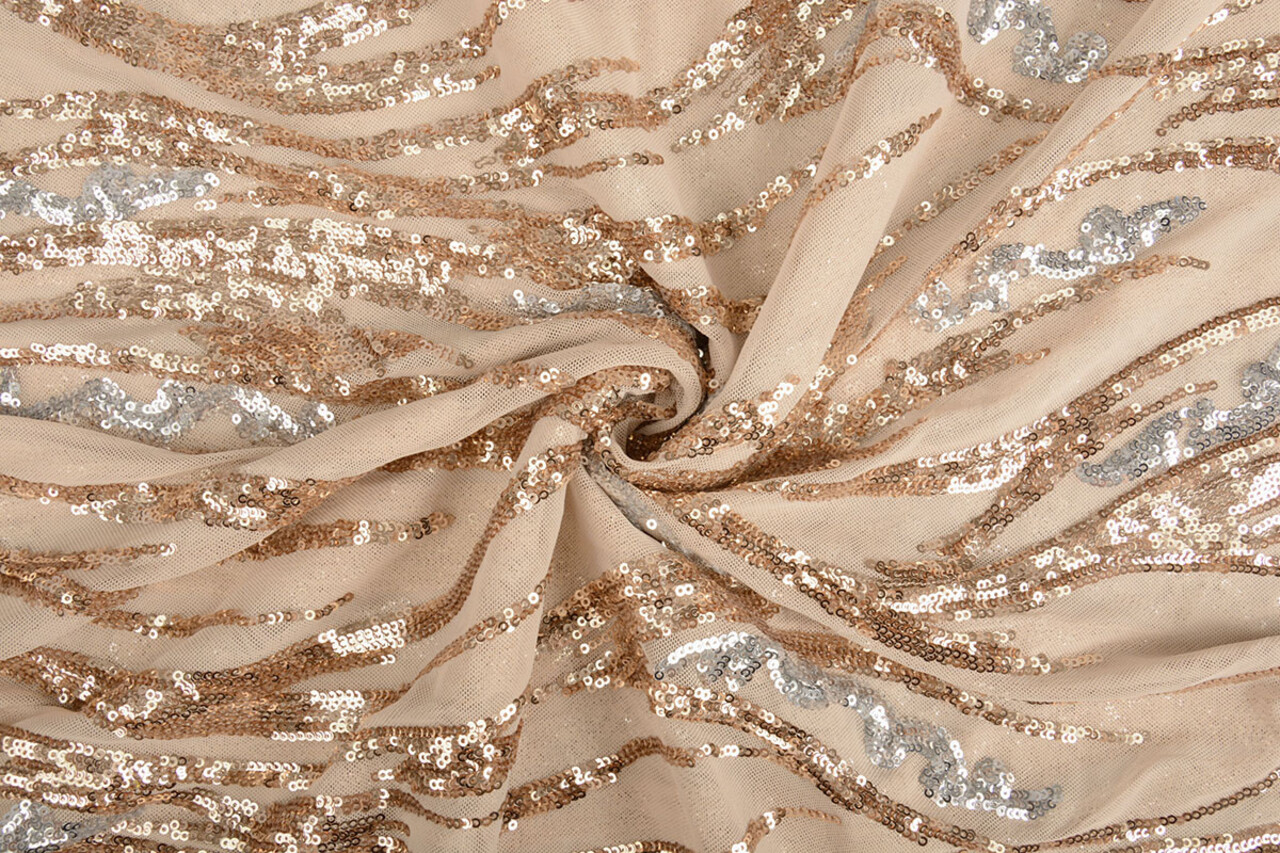 Sequins on Mesh Lorianne