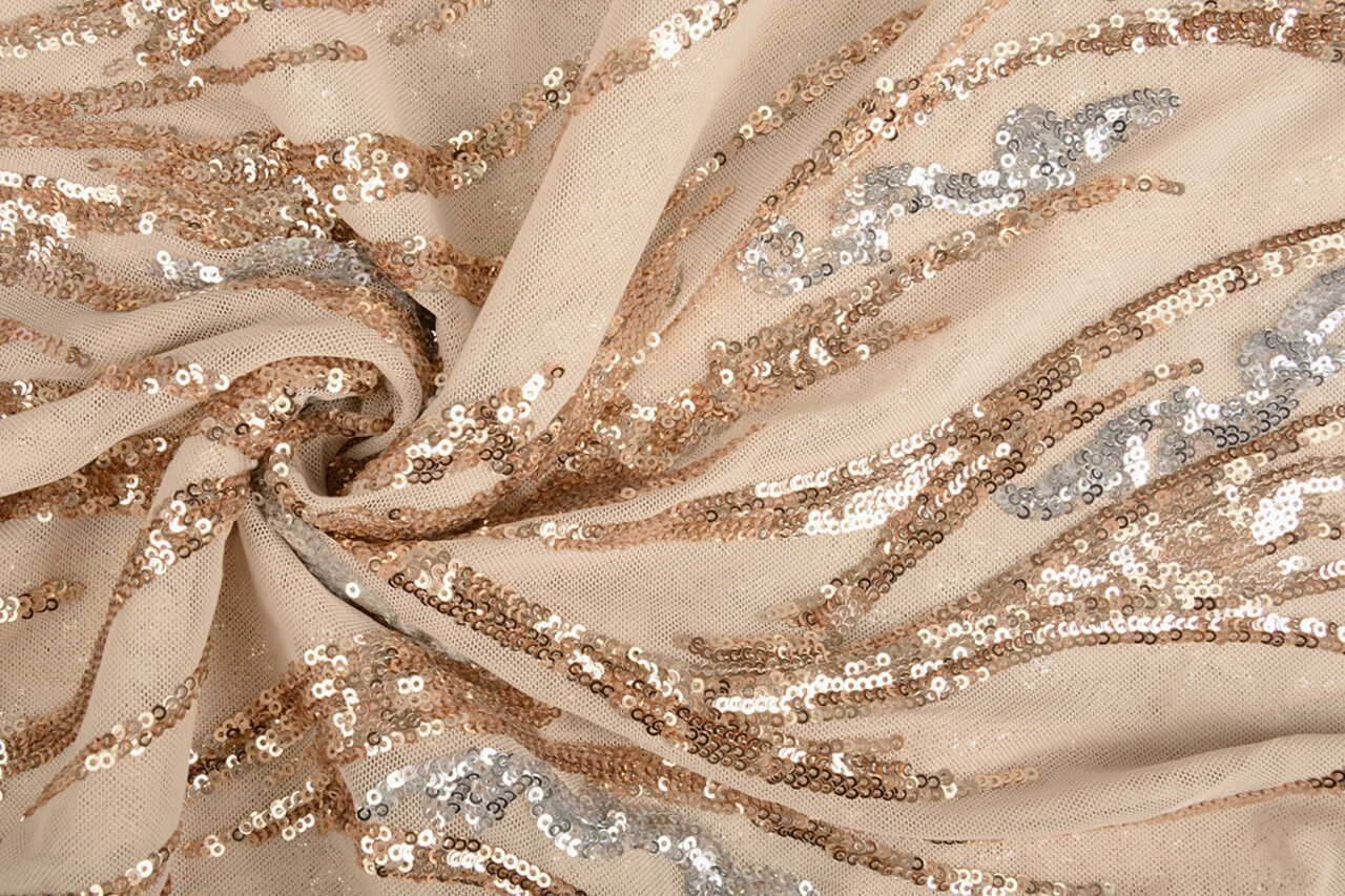 Sequins on Mesh Lorianne
