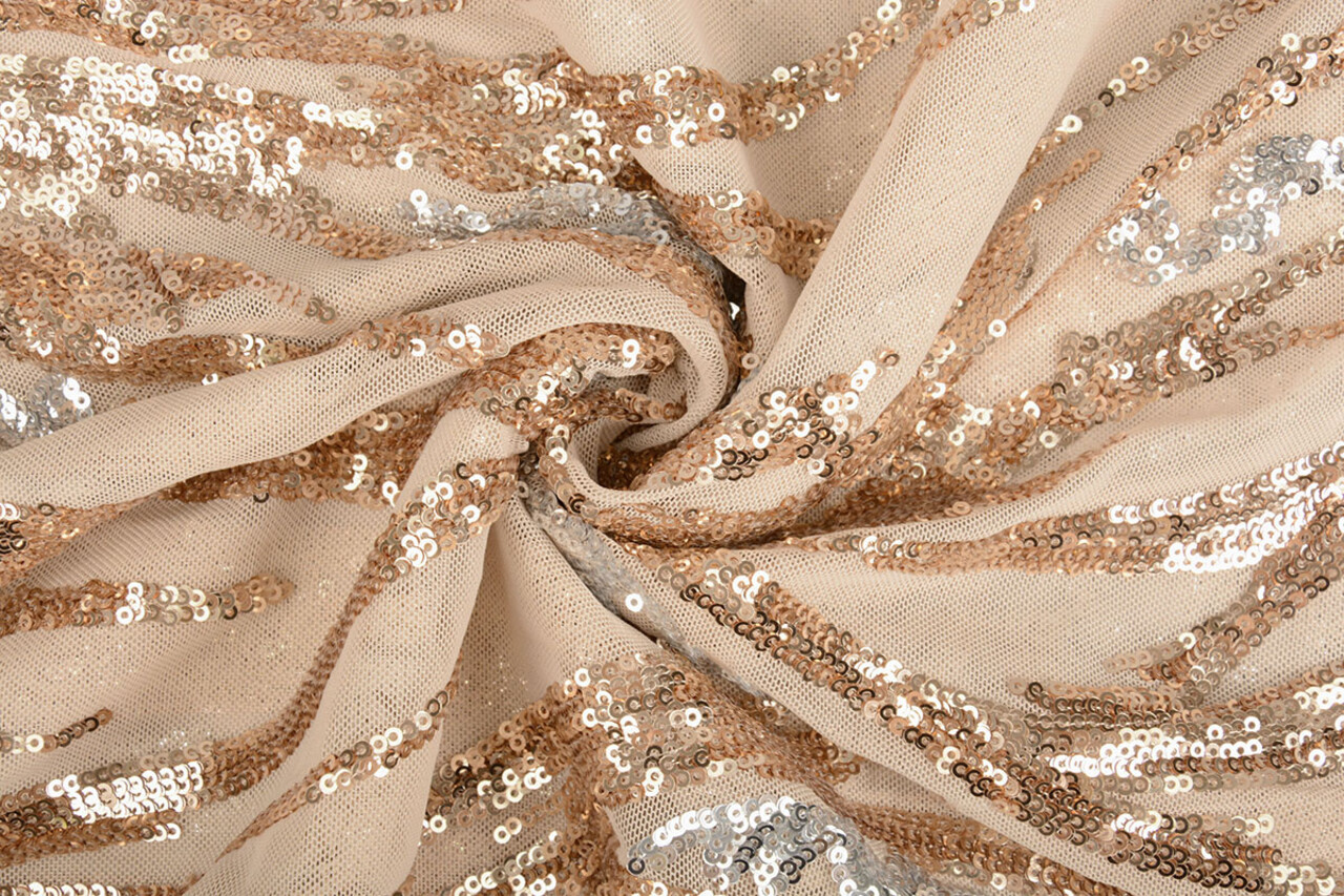 Pailletten op Mesh Lorianne Pailletten op Mesh Lorianne