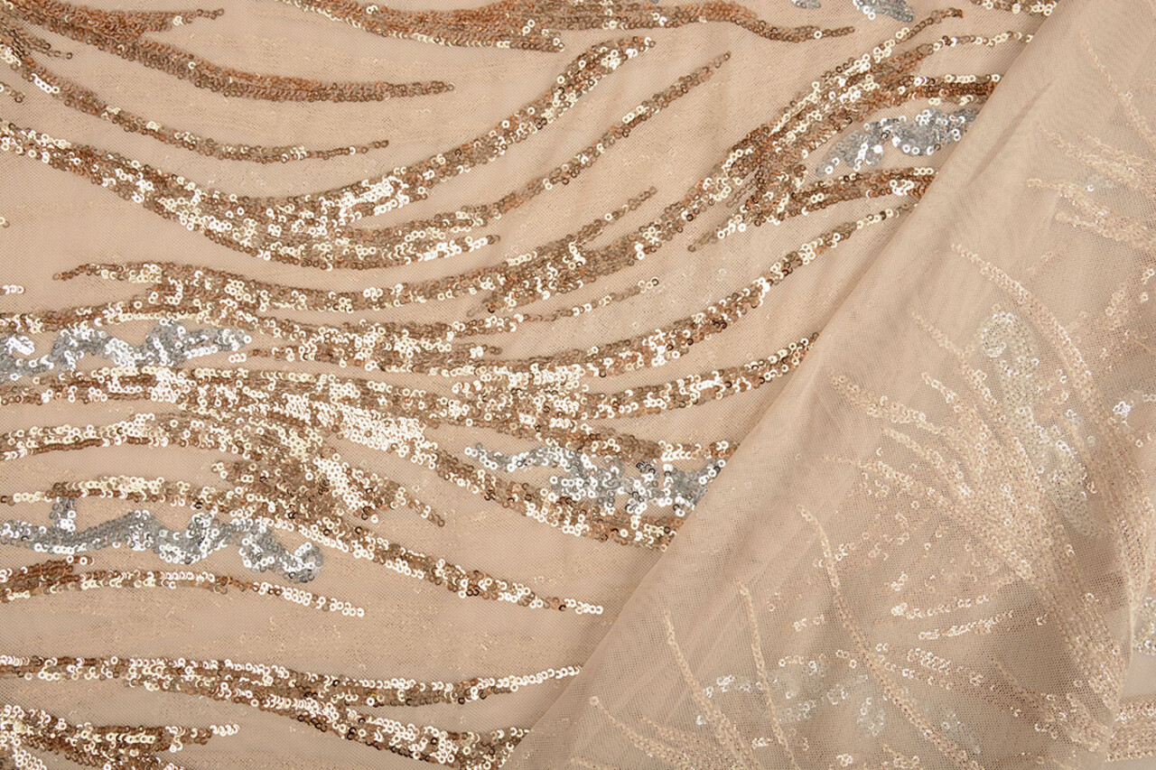Sequins on Mesh Lorianne
