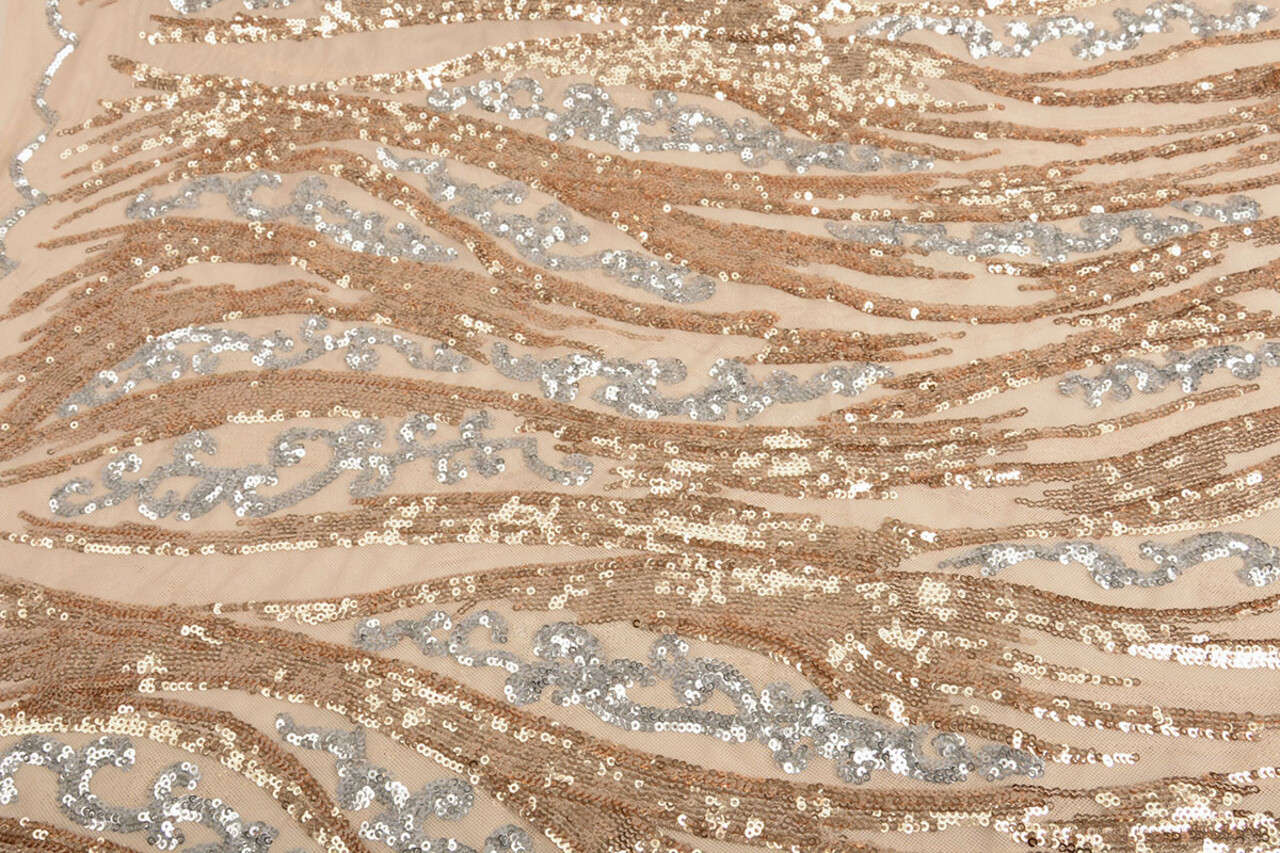 Pailletten op Mesh Lorianne Pailletten op Mesh Lorianne