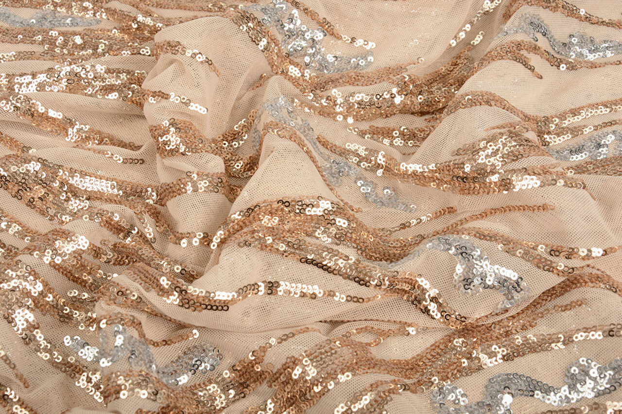 Sequins on Mesh Lorianne