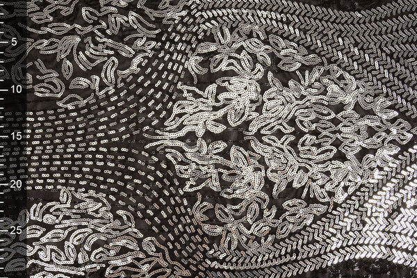 Sequins on Mesh Florena