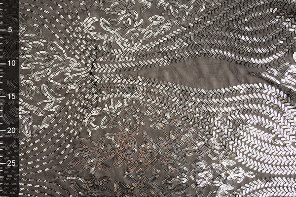 Sequins on Mesh Florena