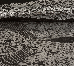 Pailletten auf Netz Florena Pailletten auf Netz Florena