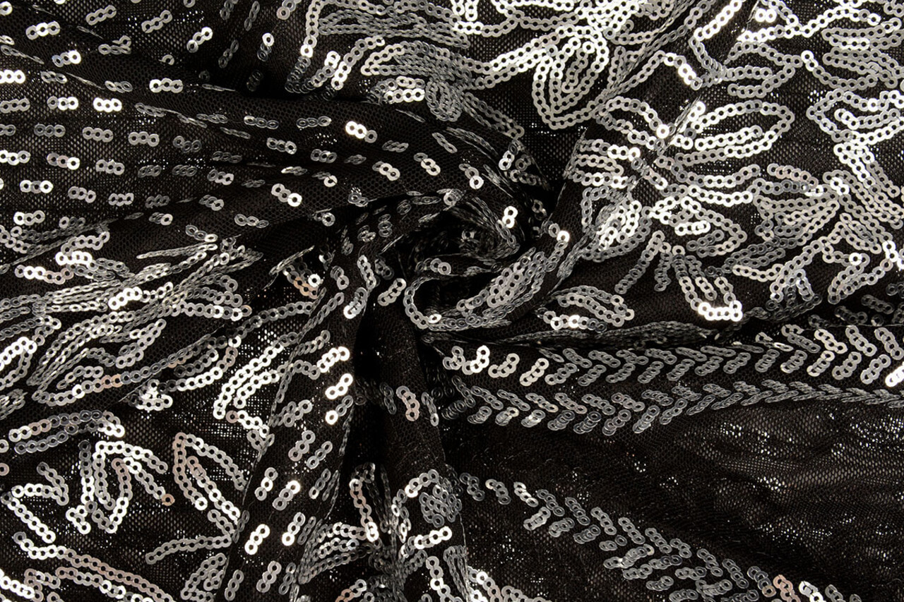 Sequins on Mesh Florena