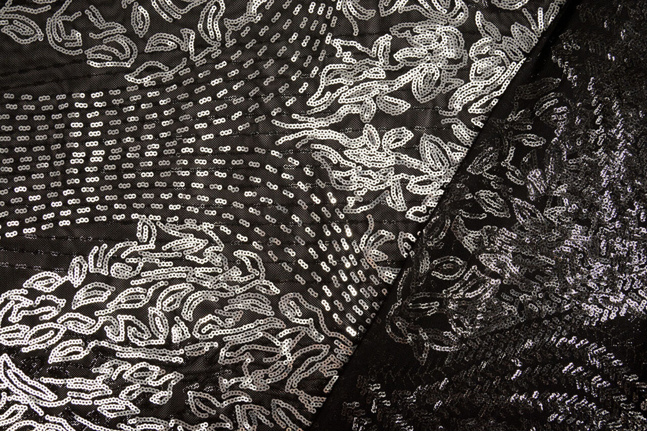 Sequins on Mesh Florena