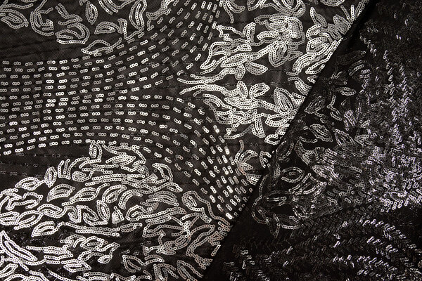 Sequins on Mesh Florena