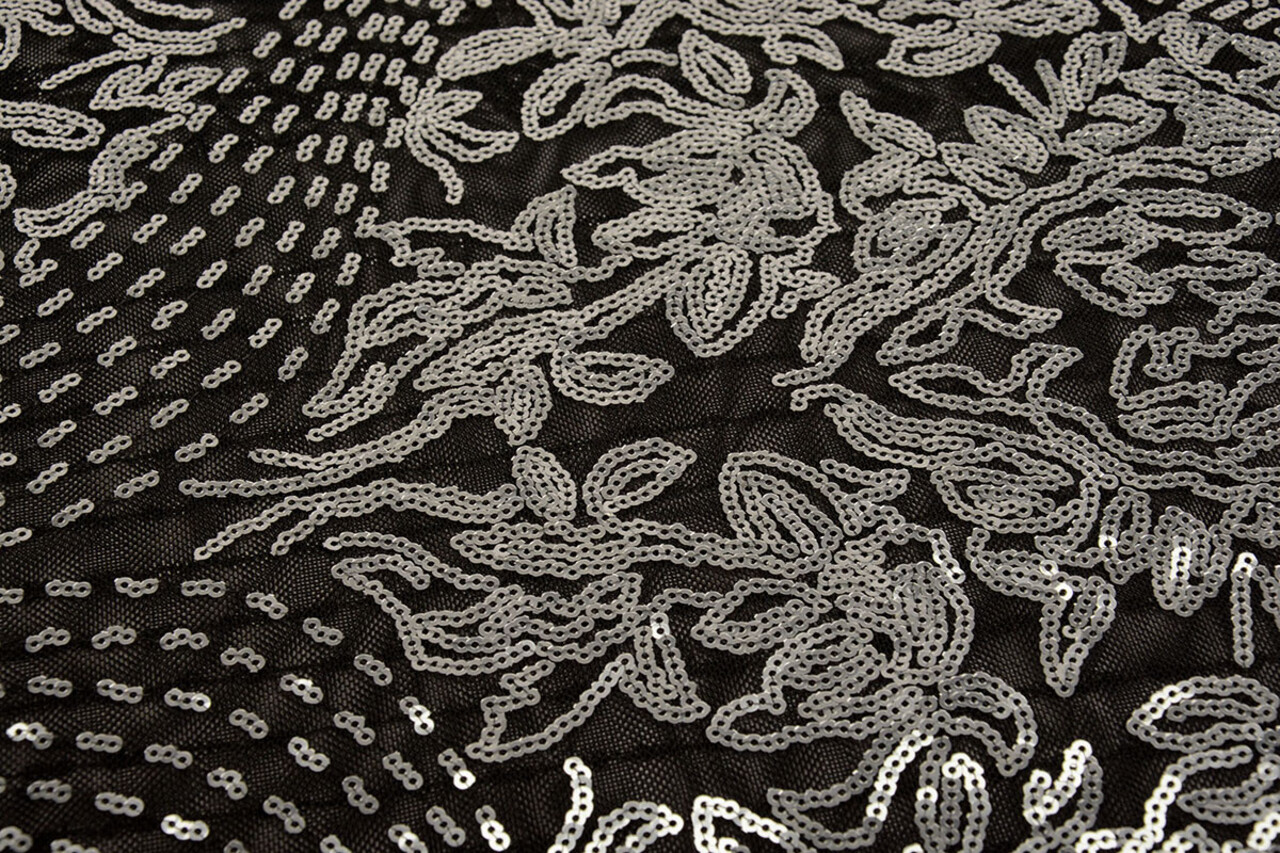 Sequins on Mesh Florena