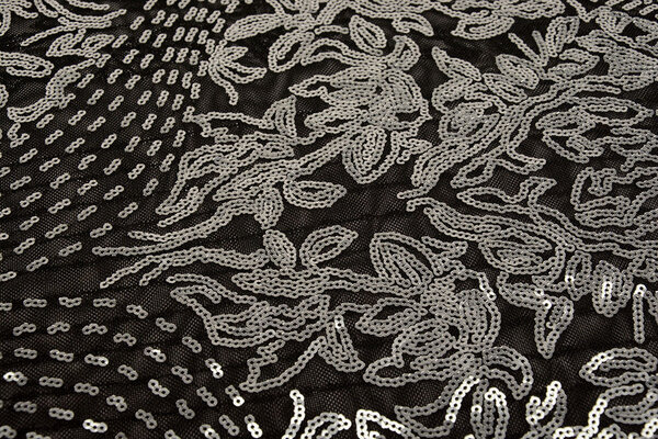 Sequins on Mesh Florena