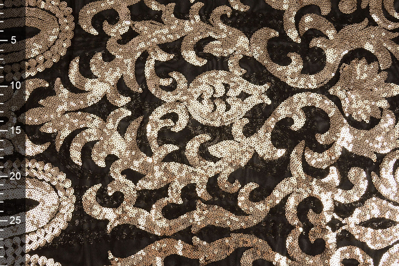 Sequins on Mesh Yanissa