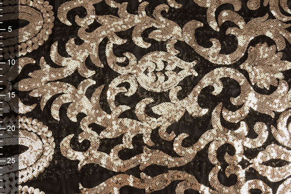 Sequins on Mesh Yanissa