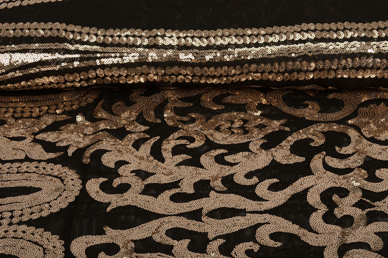 Sequins on Mesh Yanissa