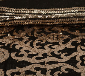 Pailletten auf Netz Yanissa Pailletten auf Netz Yanissa