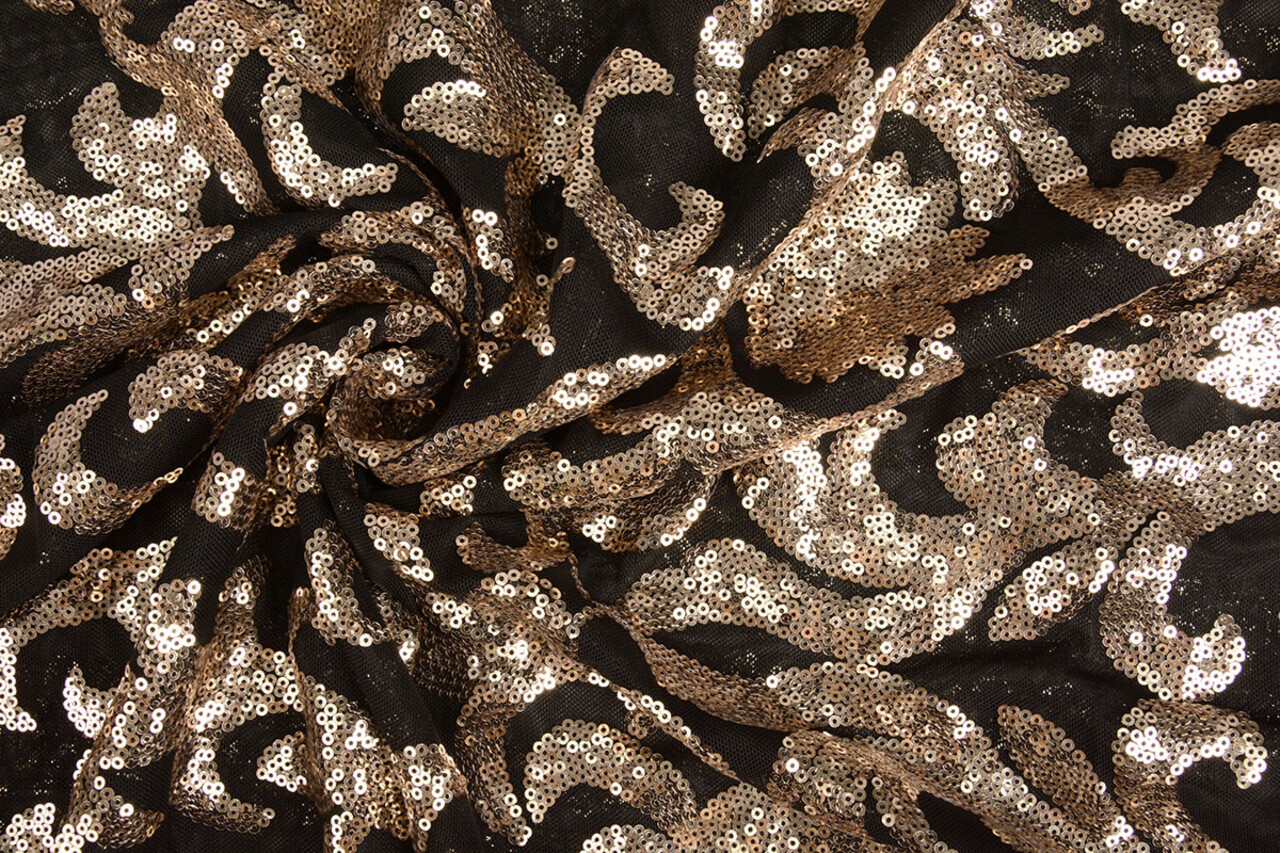 Sequins on Mesh Yanissa