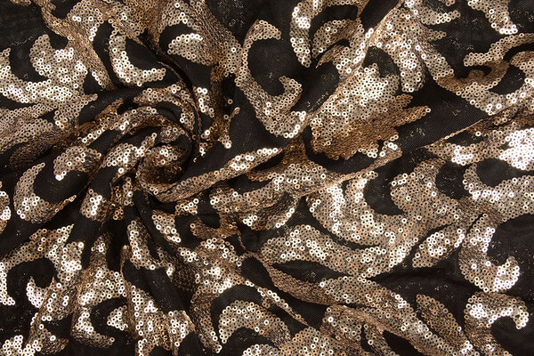 Sequins on Mesh Yanissa