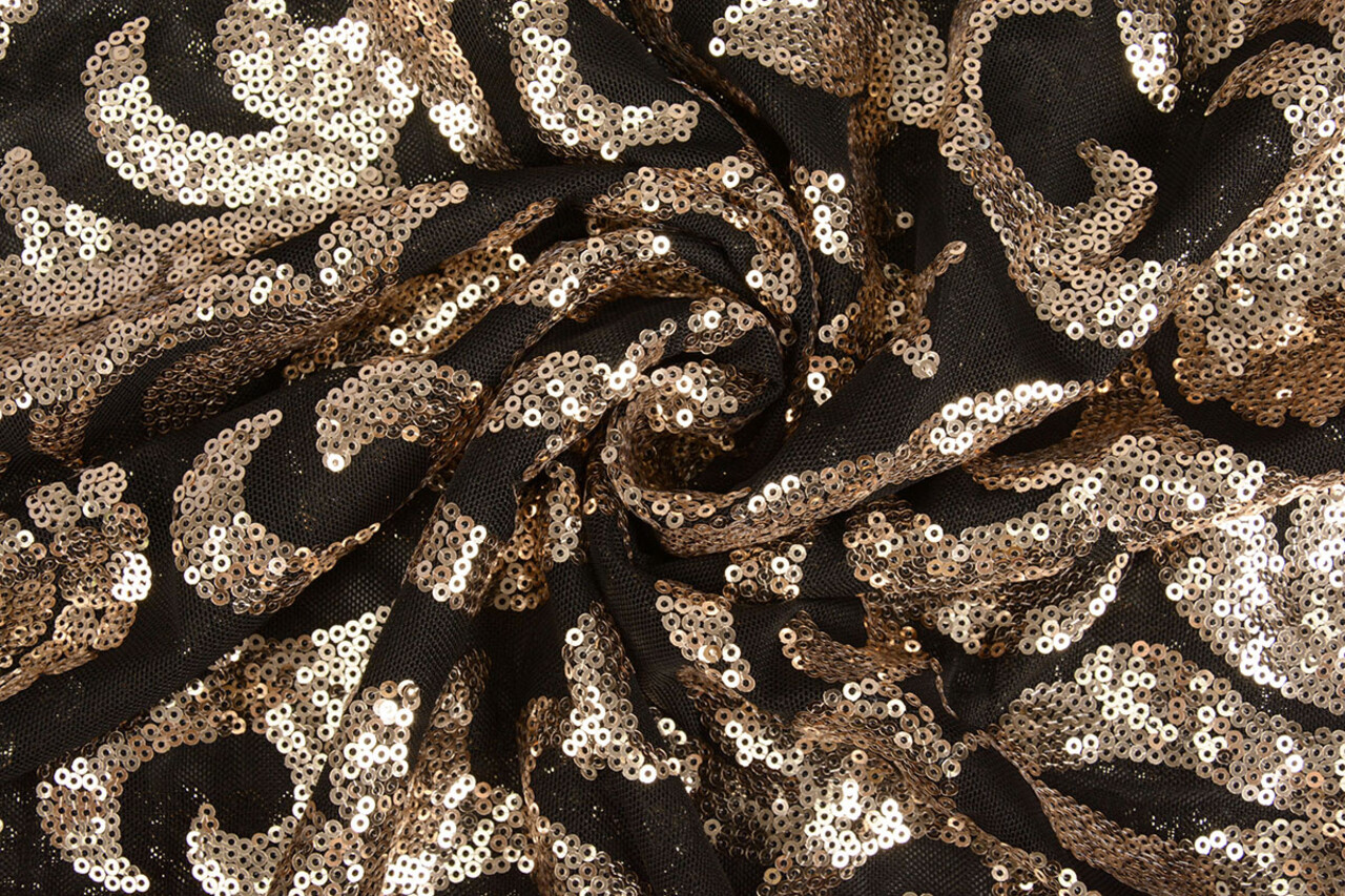 Sequins on Mesh Yanissa