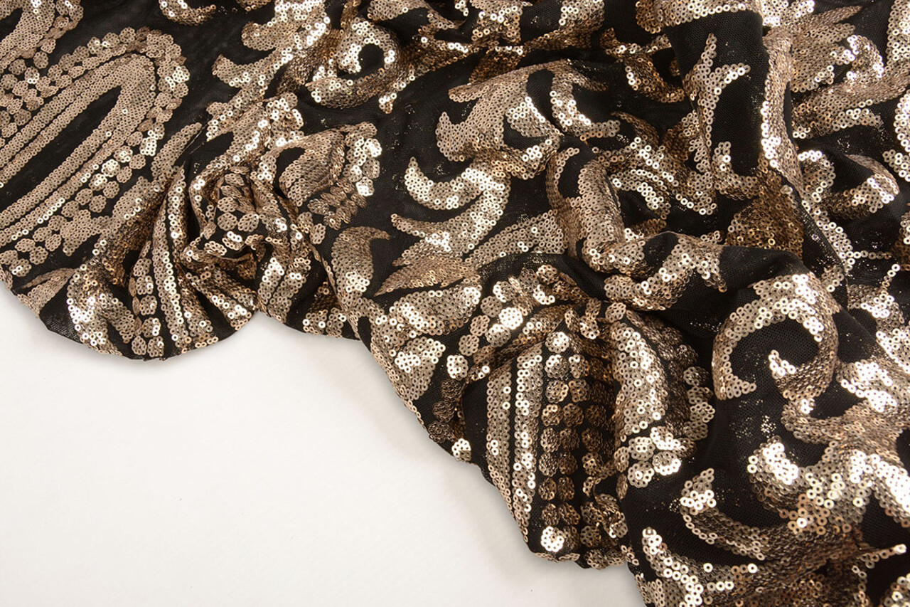 Sequins on Mesh Yanissa