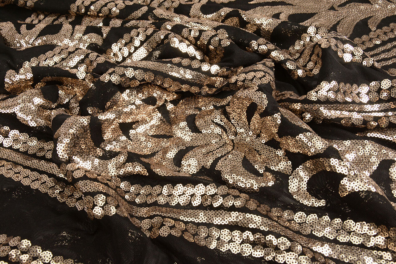 Sequins on Mesh Yanissa