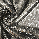 Reversible Sequin on Mesh Silver-Black