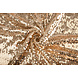 Réversible Paillettes sur Résille Champagne-Crème Réversible Paillettes sur Résille Champagne-Crème