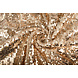Reversibile Paillettes su Mesh Champagne-Crema Reversibile Paillettes su Mesh Champagne-Crema