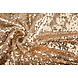 Réversible Paillettes sur Résille Champagne-Crème Réversible Paillettes sur Résille Champagne-Crème