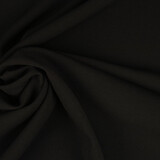 Ongewassen Crepe Zwart