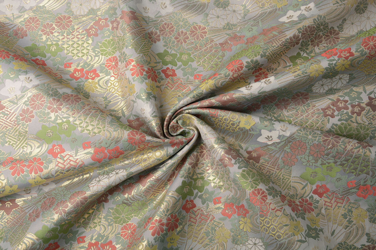 Brocart Bloemetjes Multicolore Brocart Bloemetjes Multicolore