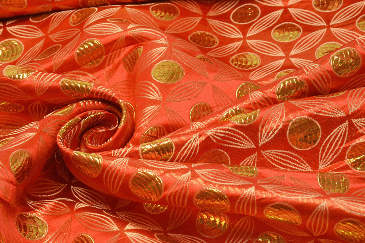 Brocade Kinaya Red