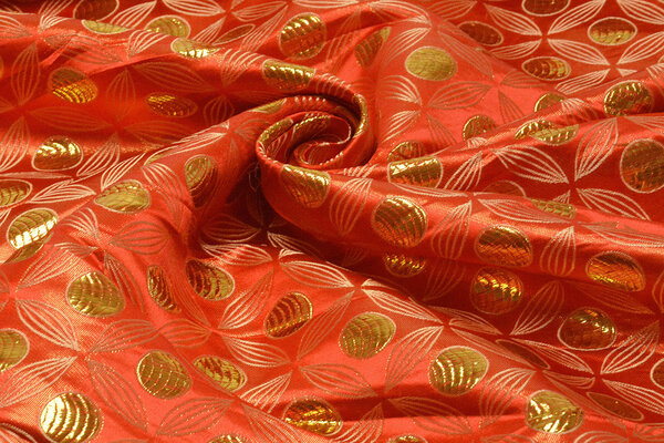 Brocade Kinaya Red