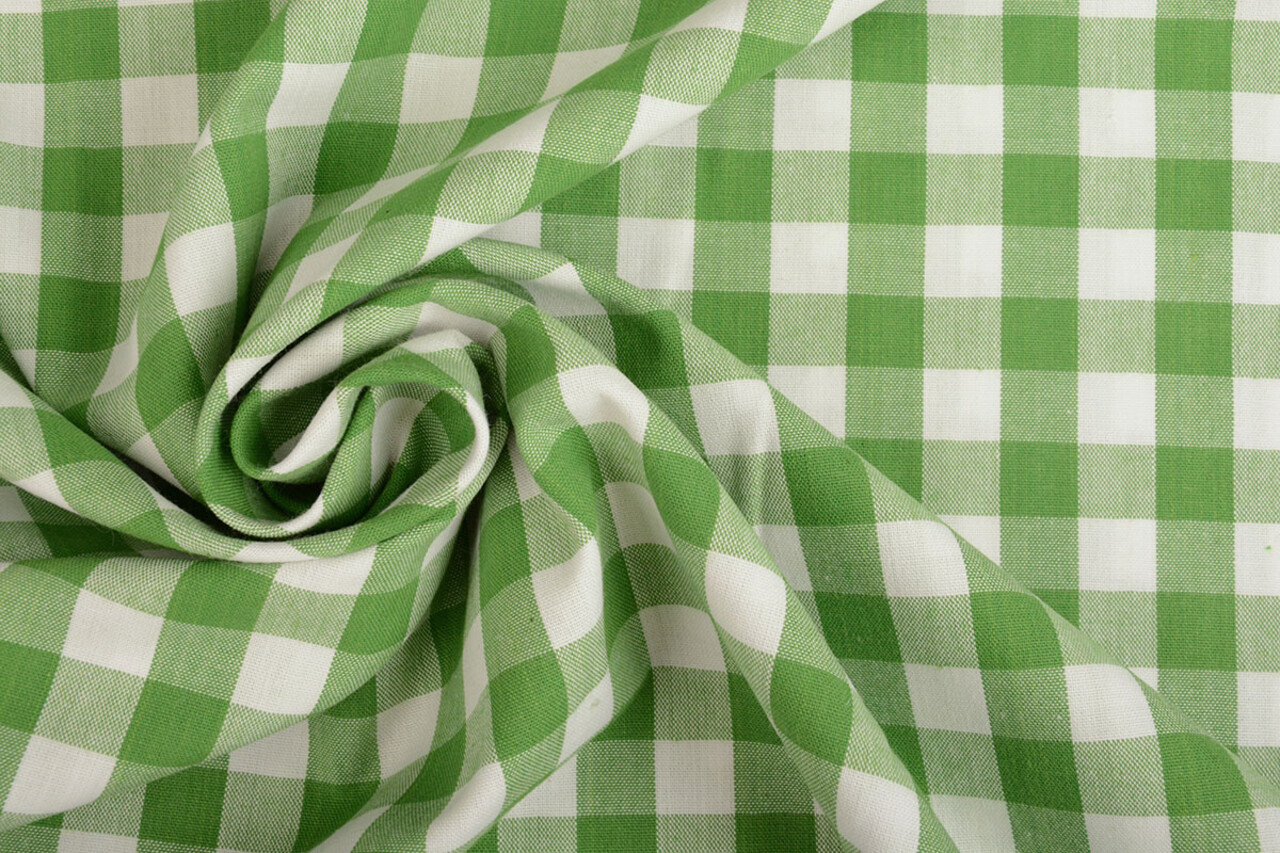 Boerenbont Ruit 16 mm Appelgroen