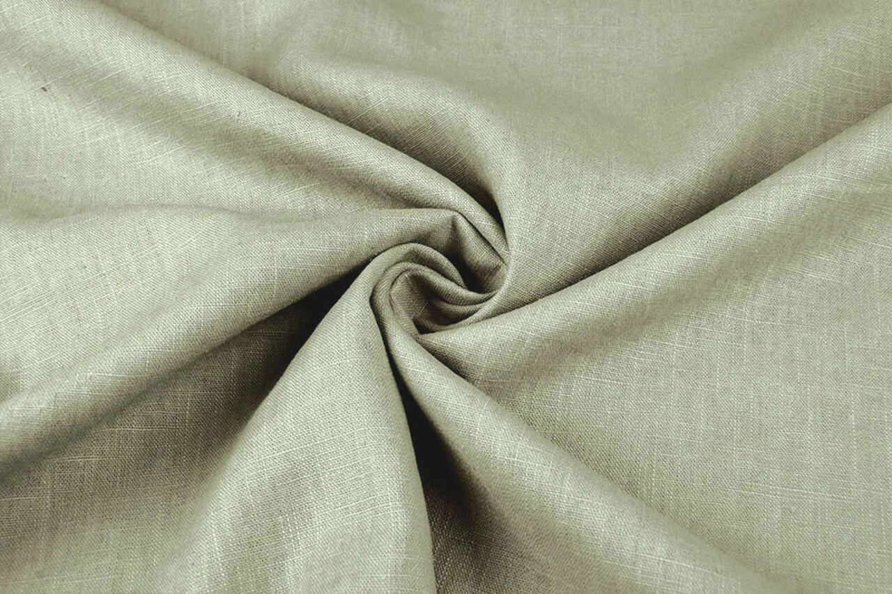 Oeko-Tex®  Gewaschene Leinen Hell Altgrün Oeko-Tex®  Gewaschene Leinen Hell Altgrün