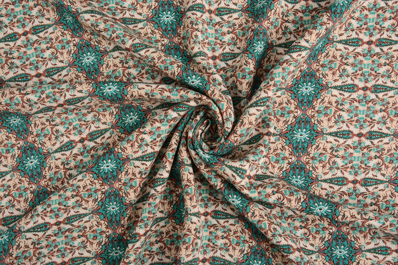 100% Viscose Elodie Sea Green 100% Viscose Elodie Sea Green
