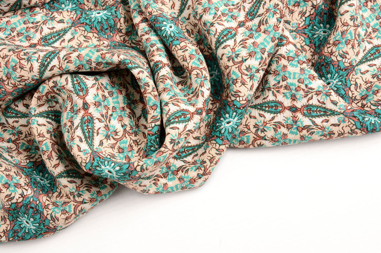 100 % Viscose Elodie Vert d’Eau