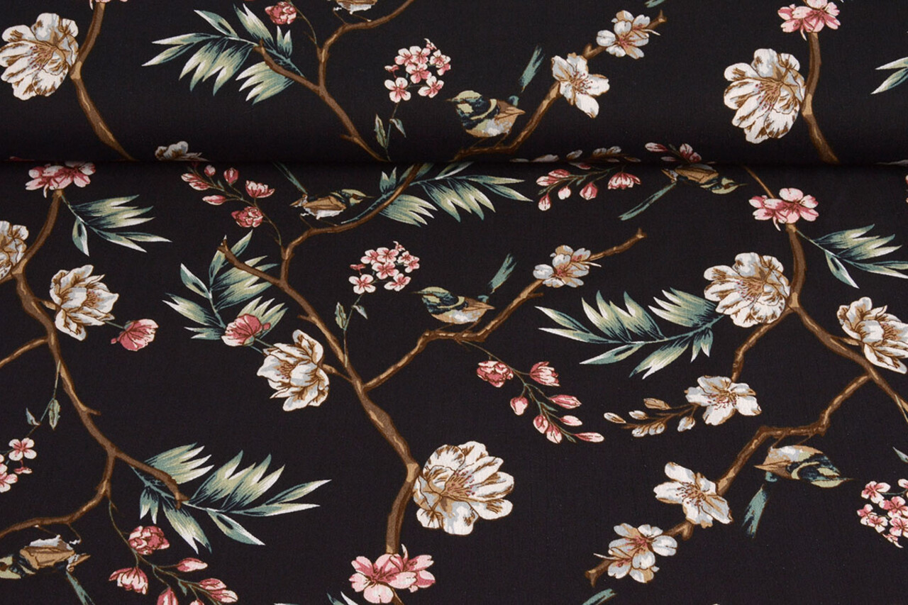 100% Viscose Ravia Navy Blue 100% Viscose Ravia Navy Blue