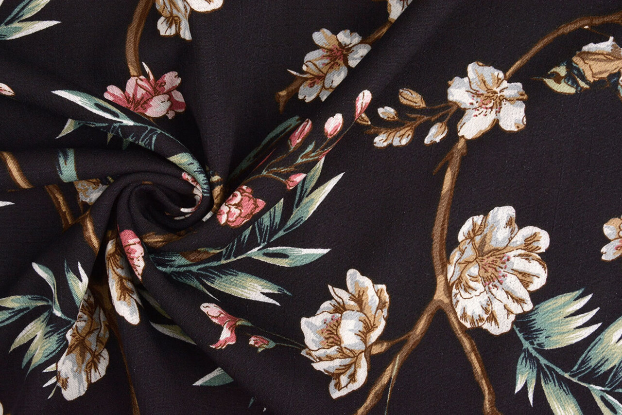 100% Viscose Ravia Navy Blue 100% Viscose Ravia Navy Blue